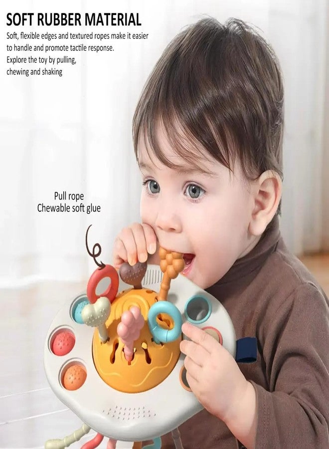 Cable World Pull String Toy - Montessori Toys for 1 Year Old Boy, Toddler Fidget Sensory Airplane Travel Toys for Toddlers 1-3 - Toddler Stocking Stuffers One Year Old Boy Birthday Gift - Image 4